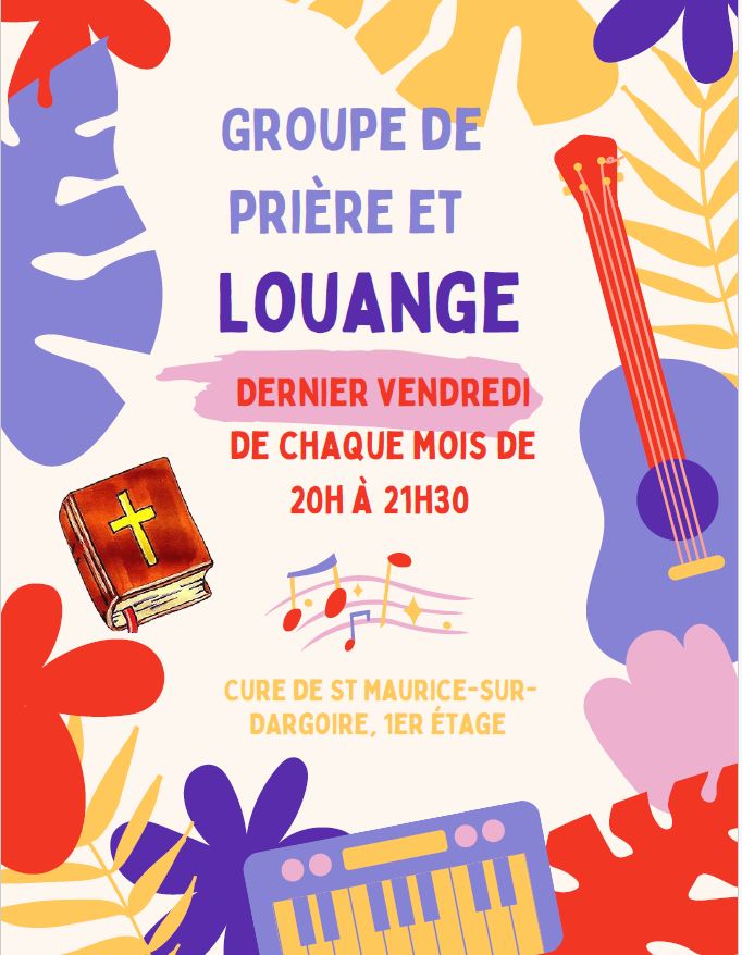 groupe de prière et louange cure st maurice