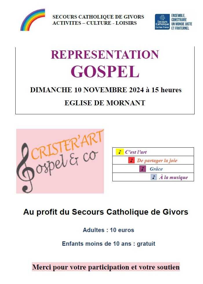 gospel mornant 2024