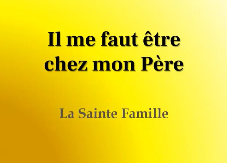 sainte famille c