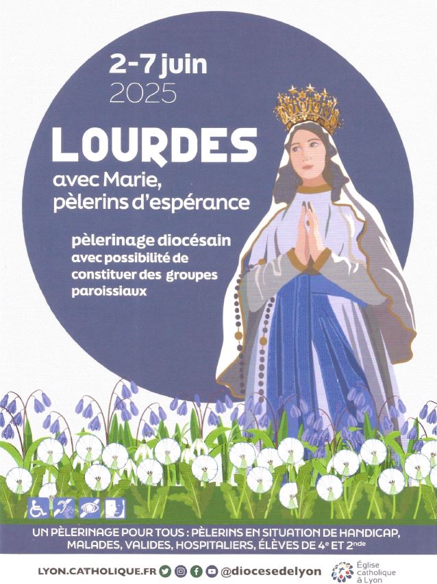 pélrinage diocésain lourdes 2024