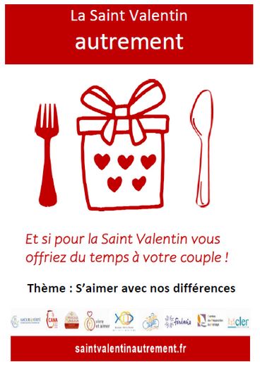 Saint Valentin autrement 2025 affiche