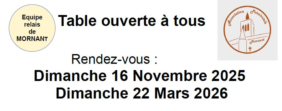 table ouverte 2025 11