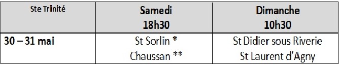 30 31 mai