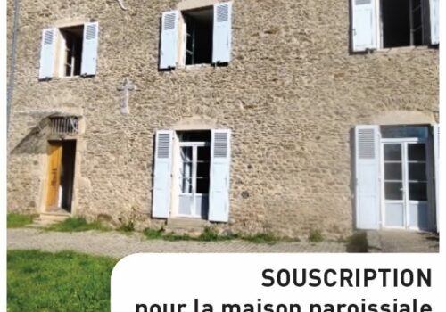 Souscription Maison Paroissiale St Maurice 1