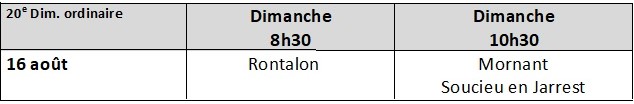16 aout