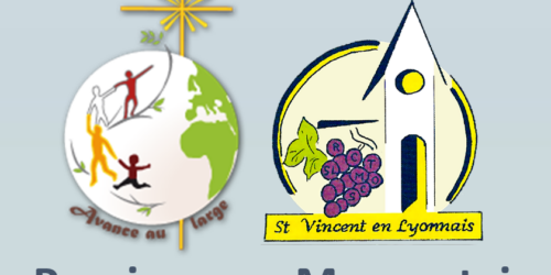 Logo Ensemble Paroissial Fond Bleu